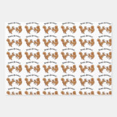 Feuille De Papier Cadeau Anniversaire des écureuils disco (Devant 3)