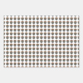 Feuille De Papier Cadeau Anniversaire des écureuils disco (Devant 2)