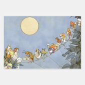 Feuille De Papier Cadeau "Anniversaire des fées" par Heath Robinson (Devant 3)