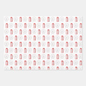 Feuille De Papier Cadeau Anniversaire du bus de Londres (Devant)