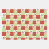 Feuille De Papier Cadeau Anniversaire du Chiot mignon (Devant 3)