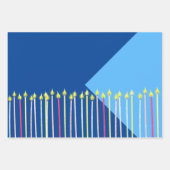 Feuille De Papier Cadeau Anniversaire du garçon (Devant)