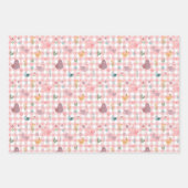 Feuille De Papier Cadeau Anniversaire du mignon poulet (Devant 3)