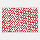 Feuille De Papier Cadeau Anniversaire du Rocket Ship (Devant 2)