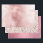 Feuille De Papier Cadeau Anniversaire Rose Fushia Glamour Féminin<br><div class="desc">Anniversaire rose fushia glamour féminin</div>