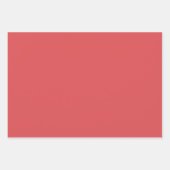 Feuille De Papier Cadeau Anniversaire Rouge Chic (Devant 3)