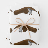 Feuille De Papier Cadeau Anteater wrapppaper (En situation)