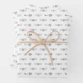 Feuille De Papier Cadeau Antique Airplanes Aviation Art CUSTOM COLEUR (En situation)