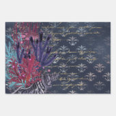 Feuille De Papier Cadeau Antique Vintage Nautique (Devant 3)