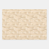 Feuille De Papier Cadeau Apière noire d'or (Devant 2)