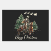 Feuille De Papier Cadeau Appaloosa Christmas (Devant 3)