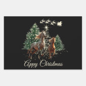 Feuille De Papier Cadeau Appaloosa Christmas (Devant 2)