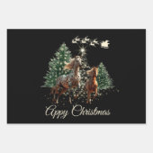 Feuille De Papier Cadeau Appaloosa Christmas (Devant)