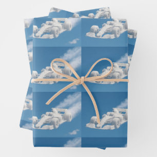Feuille De Papier Cadeau Apporte-moi le cadeau de la carte d'art du ciel F1