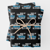 Feuille De Papier Cadeau Appréciation de l'enseignant en mathématiques - En (En situation)