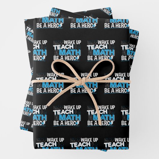 Feuille De Papier Cadeau Appréciation de l'enseignant en mathématiques - En (En situation)