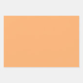 Feuille De Papier Cadeau Apricot (couleur solide) (Devant)