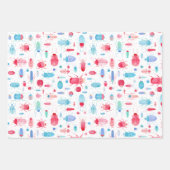 Feuille De Papier Cadeau Aquarelle (Devant)