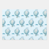 Feuille De Papier Cadeau Aquarelle à air chaud (Devant 2)