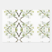 Feuille De Papier Cadeau Aquarelle à l'oeil délicate (Devant)