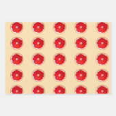 Feuille De Papier Cadeau Aquarelle agrumes (Devant 3)