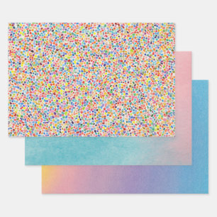 Feuille De Papier Cadeau Aquarelle Art Artiste Arrière - plan Enveloppement