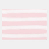 Feuille De Papier Cadeau Aquarelle blanche douce Baby shower (Devant 2)