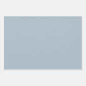 Feuille De Papier Cadeau Aquarelle bleu foncé (Devant 2)