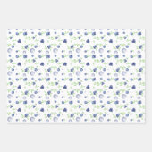 Feuille De Papier Cadeau Aquarelle Blueberry (Devant)