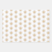 Feuille De Papier Cadeau Aquarelle Boho Baby (Devant)
