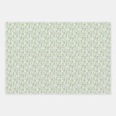 Feuille De Papier Cadeau Aquarelle botanique  (Devant 3)