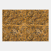 Feuille De Papier Cadeau Aquarelle Cheetah Print (Devant 3)