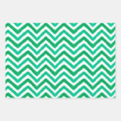Feuille De Papier Cadeau Aquarelle Chevron Watermelon Popsicle (Devant 3)