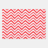 Feuille De Papier Cadeau Aquarelle Chevron Watermelon Popsicle (Devant 2)