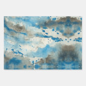 Feuille De Papier Cadeau aquarelle-conception arrière - plan (Devant)