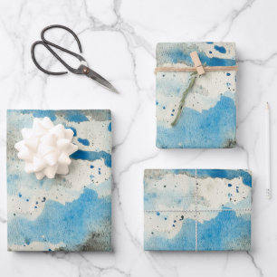 Feuille De Papier Cadeau aquarelle-conception arrière - plan