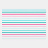 Feuille De Papier Cadeau Aquarelle Crème glacée Dimanche Anniversaire (Devant 2)