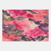 Feuille De Papier Cadeau aquarelle de camouflage (Devant 3)