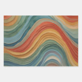 Feuille De Papier Cadeau aquarelle de camouflage (Devant)