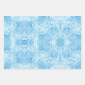 Feuille De Papier Cadeau Aquarelle de poisson étoilé et de hippocampes Océa (Devant 2)