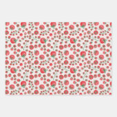 Feuille De Papier Cadeau Aquarelle de tomate (Devant 3)