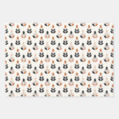 Feuille De Papier Cadeau Aquarelle Fleur sauvage Rustique esthétique Botani (Devant 3)