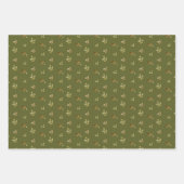 Feuille De Papier Cadeau Aquarelle Floral Rose (Devant 2)