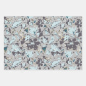 Feuille De Papier Cadeau Aquarelle florale claire Clematis Vine (Devant 2)