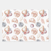 Feuille De Papier Cadeau Aquarelle Fruits et Pain (Devant 2)