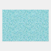 Feuille De Papier Cadeau Aquarelle géométrique Abstraite (Devant 2)