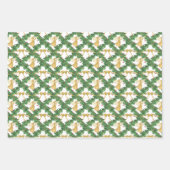 Feuille De Papier Cadeau Aquarelle Golden Angel Garland (Devant)