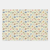 Feuille De Papier Cadeau Aquarelle Harry Potter Icons (Devant 2)