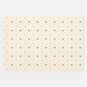 Feuille De Papier Cadeau Aquarelle jaune Floral (Devant 3)