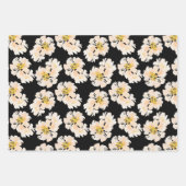 Feuille De Papier Cadeau Aquarelle moderne Pink Peony floral (Devant 3)